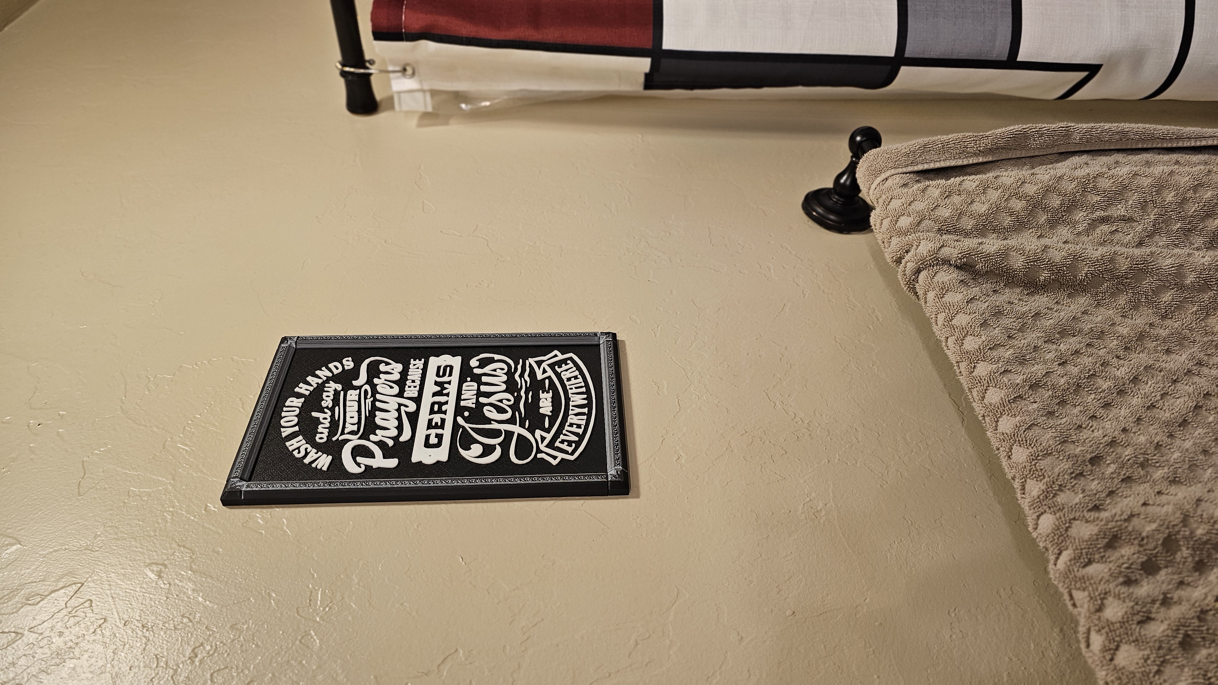 Decorative Craft Sign - 3D printed home decor sign